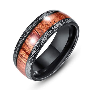 Bague en Bois - Tribal