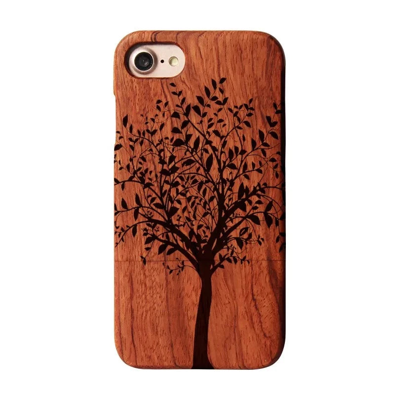 Coque en bois iPhone Arbre — free download