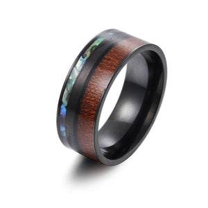 Bague en Bois - Trio Black