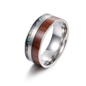 Bague en Bois - Trio Silver