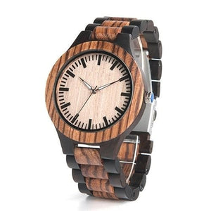 montre en bois homme