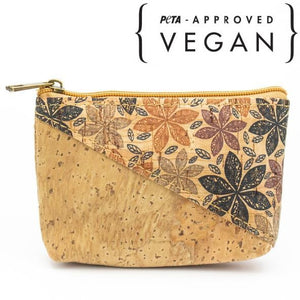 porte monnaie vegan en liège