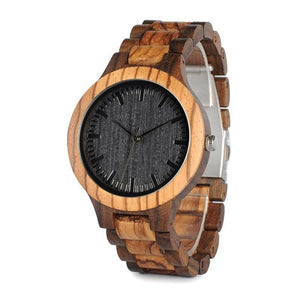 montre en bois homme