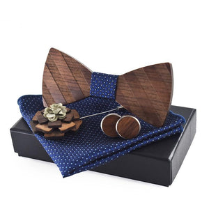 Coffret noeud papillon bois