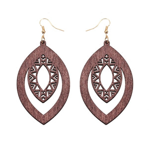 Boucles d'oreilles - Aztec - My Little Wood Store