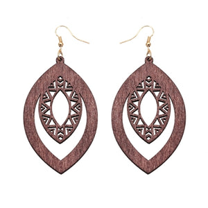 Boucles d'oreilles - Aztec - My Little Wood Store