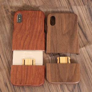 Coque en bois iPhone Elephant