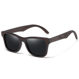 Lunettes De Soleil Rondes En Bois Polarisées WOODONLY – Style Vintage Éco-Responsable, Protection UV400, Cadeau Idéal Homme Femme