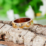 Bague en Bois Femme - Yellow Natural