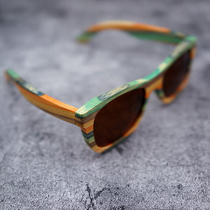 Lunettes de soleil en Bois - La Colored
