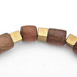 Bracelet en Bois - Wood and Gold