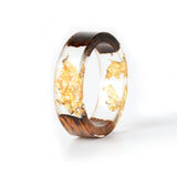 Bague en Bois Femme - Yellow Natural