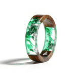 Bague en Bois Femme - Green Natural