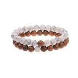 bracelet perle bois