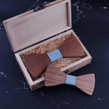 coffret noeud papillon bois jean père et fils