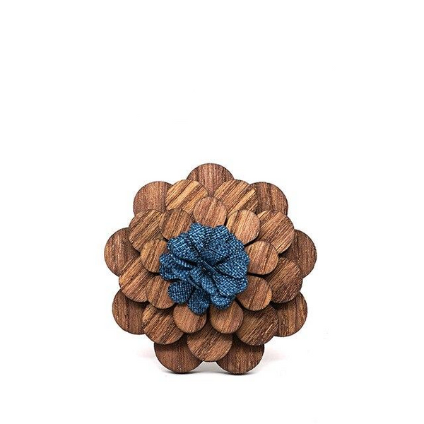 Boutonnière séchée Elena - Accessoire fleuri pour mariage bohème Boutonnière séchée Elena - Accessoire fleuri pour mariage bohème